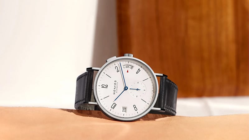 Nomos Glashütte Tangomat klokker i Trondheim hos Urmaker Lian
