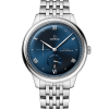 Produktbilde av Omega De Ville Prestige Co-Axial Master Chronometer Power Reserve 41MM med blå urskive på stållenke. Ref. O43410412103002.