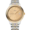 Produktbilde av Omega De Ville Prestige Co-Axial Master Chronometer Small Seconds 41MM med gullfarget urskive på stållenke. Ref. O43420412008001.
