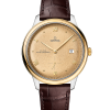 Produktbilde av Omega De Ville Prestige Co-Axial Master Chronometer Small Seconds 41MM med gullfarget urskive og brun skinnrem. Ref. O43423412008001.