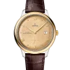 Produktbilde av Omega De Ville Prestige Co-Axial Master Chronometer Small Seconds 41MM med gullfarget urskive og brun skinnrem. Ref. O43423412008001.