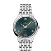Produktbilde av Omega De Ville Prestige Co-Axial Master Chronometer 34MM med grønn urskive og stållenke. Ref. O43410342010001.