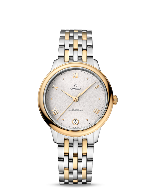 Produktbilde av Omega De Ville Prestige Co-Axial Master Chronometer 34MM med sølv urskive og stållenke. Ref. O43420342002002.