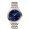 Produktbilde av Omega De Ville Prestige Co-Axial Master Chronometer 34MM med blå urskive og stållenke. Ref. O43420342003001.