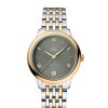Produktbilde av Omega De Ville Prestige Co-Axial Master Chronometer 34MM med grønn urskive og stållenke. Ref. O43420342010001.