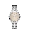 Produktbilde av Omega De Ville Prestige Quartz 27.5MM med champagne urskive og stållenke. Ref. O43410286009001.