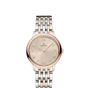 Produktbilde av Omega De Ville Prestige Quartz 27.5MM med champagne urskive og stållenke. Ref. O43420286009001.