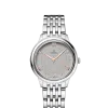 Produktbilde av Omega De Ville Prestige Quartz 30MM med grå urskive og stållenke. Ref. O43410306006001.