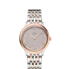 Produktbilde av Omega De Ville Prestige Quartz 30MM med grå urskive og stållenke. Ref. O43420306002001.