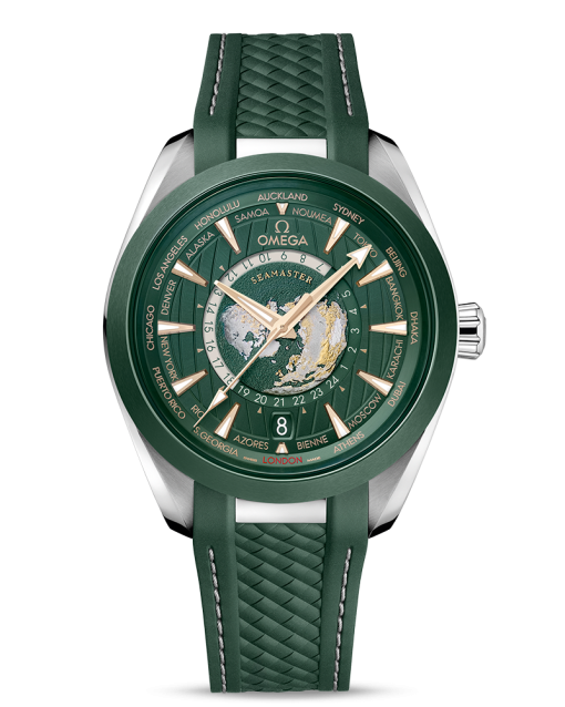 Omega Seamaster Aqua Terra 150M Co-Axial Master Chronometer GMT Worldtimer 43MM - O22032432210001